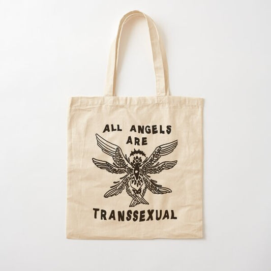 "All angels are transsexual (shirt)" Tote Bag for Sale by girlofswords