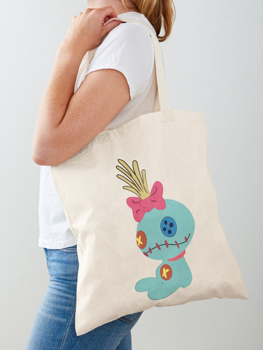 Cute Scrump Tote Bag | Cute Halloween Tote Bag | Reusable Eco Shopping Bag