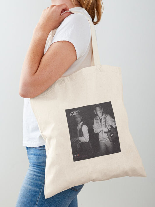 The Conjuring Universe Lorraine Warren Ed Warren Annabelle Valak Tote Bag | Cute Halloween Tote Bag | Reusable Eco Shopping Bag