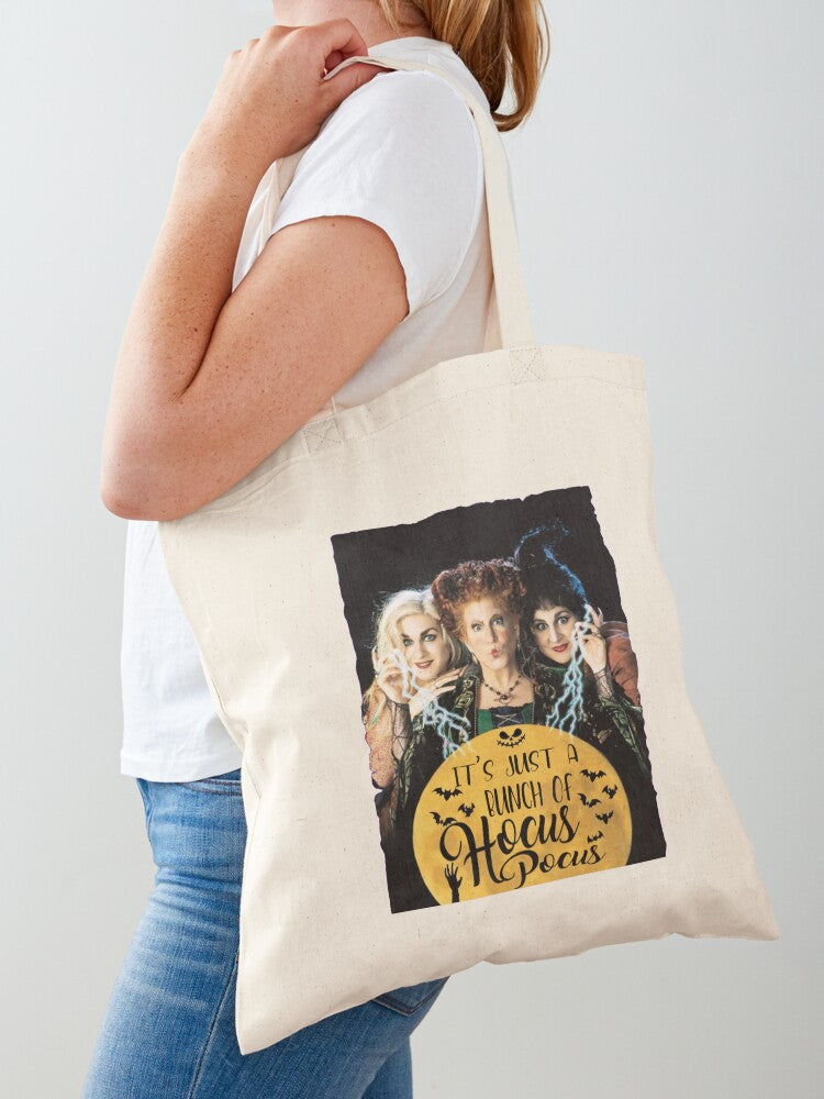 Hocus Pocus Halloween Tote Bag | Spooky Halloween Tote Bag | Trendy Reusable Bag