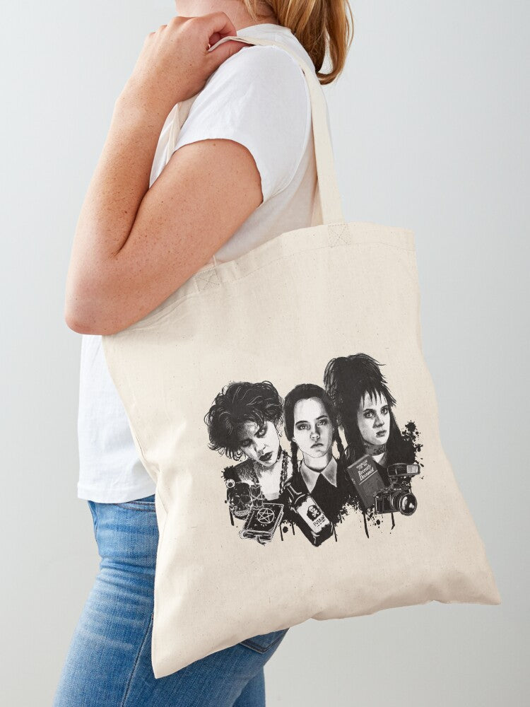 Bad Girls Tote Bag | Cute Halloween Tote Bag | Reusable Eco Shopping Bag
