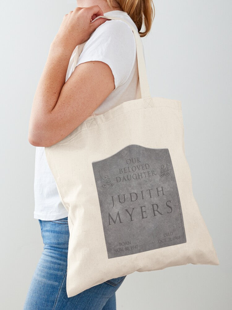 Judith Myers Gave Tote Bag | Cute Halloween Tote Bag | Reusable Eco Shopping Bag