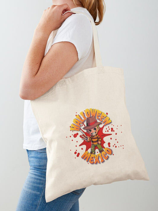 Halloween Mexico Limited Edition Halloween 2025 Merch 8 Tote Bag | Spooky Halloween Tote Bag | Trendy Reusable Bag