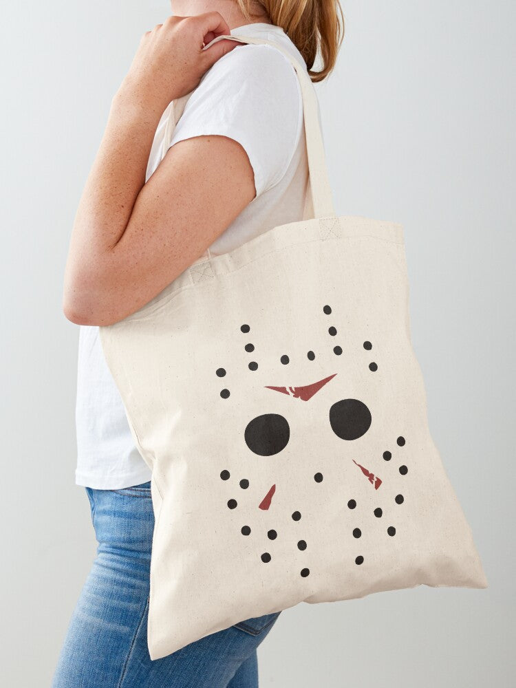 Friday The 13th Tote Bag | Cute Halloween Tote Bag | Reusable Eco Shopping Bag