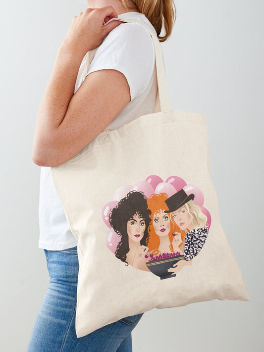 Cherries Tote Bag | Cute Halloween Tote Bag | Reusable Eco Shopping Bag