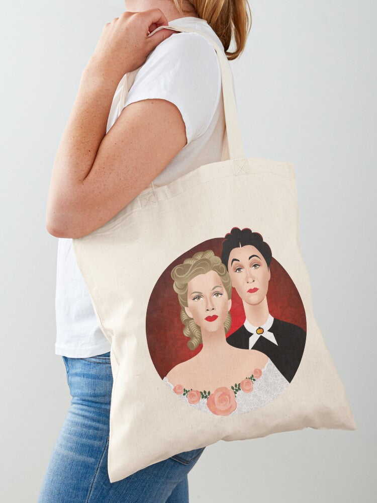 Look Down Tote Bag | Cute Halloween Tote Bag | Reusable Eco Shopping Bag