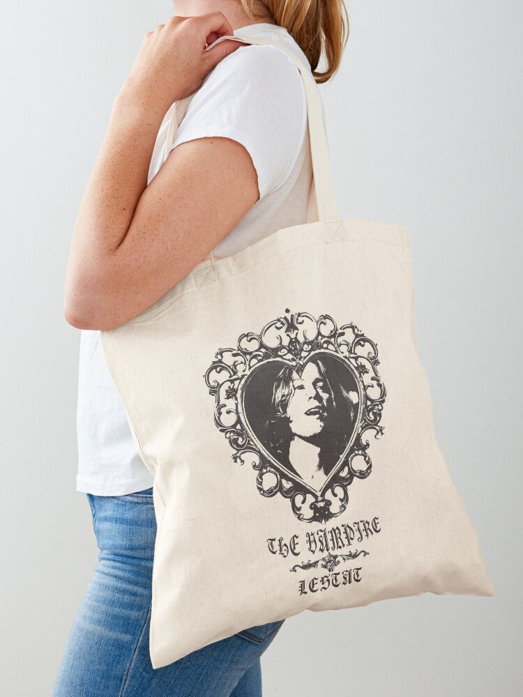 The Vampire Lestat Tote Bag | Cute Halloween Tote Bag | Reusable Eco Shopping Bag