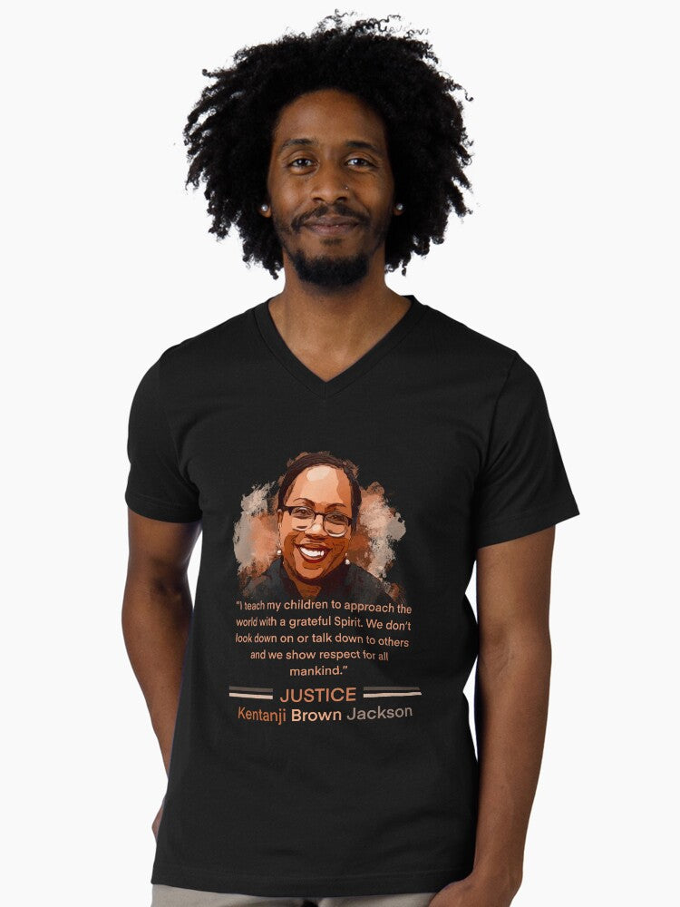 Justice Ketanji Brown Jackson V-Neck T-Shirt T-Shirt | Viral Style | Great Gift Idea