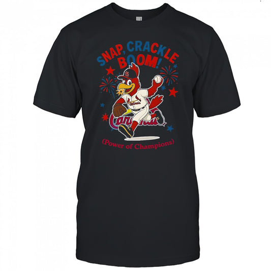 St. Louis Cardinals Snap Crackle Boom Power Of Champions Indepencence Day T Shirt