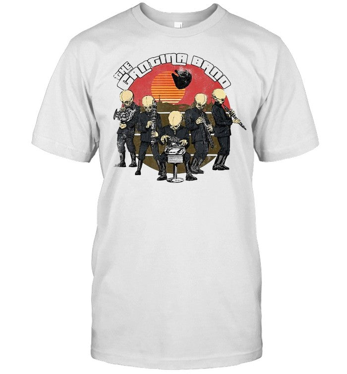 Star Wars Cantina Band Striped Background Vintage T shirt