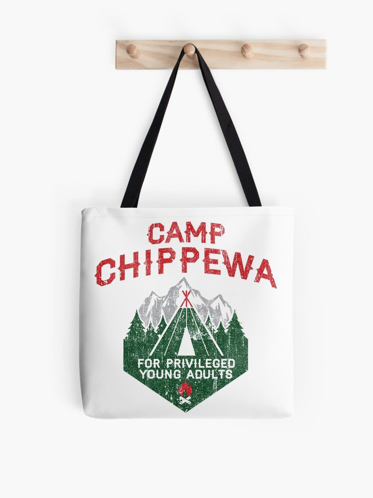 Camp Chippewa - Addam's Family Values Tote Bag | Cute Halloween Tote Bag | Reusable Eco Shopping Bag