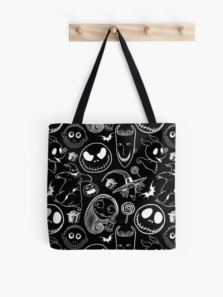Nightmare Before Christmas Tote Bag | Cute Halloween Tote Bag | Reusable Eco Shopping Bag