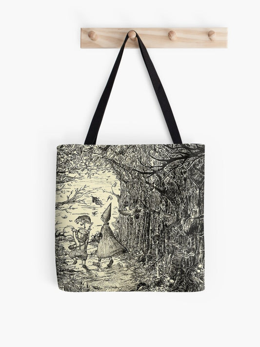 Otgw Through The Unknown Tote Bag | Cute Halloween Tote Bag | Reusable Eco Shopping Bag