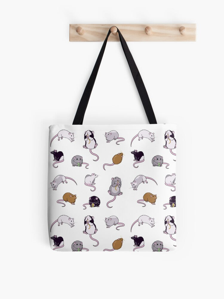 Rats Rats Rats Tote Bag | Cute Halloween Tote Bag | Reusable Eco Shopping Bag