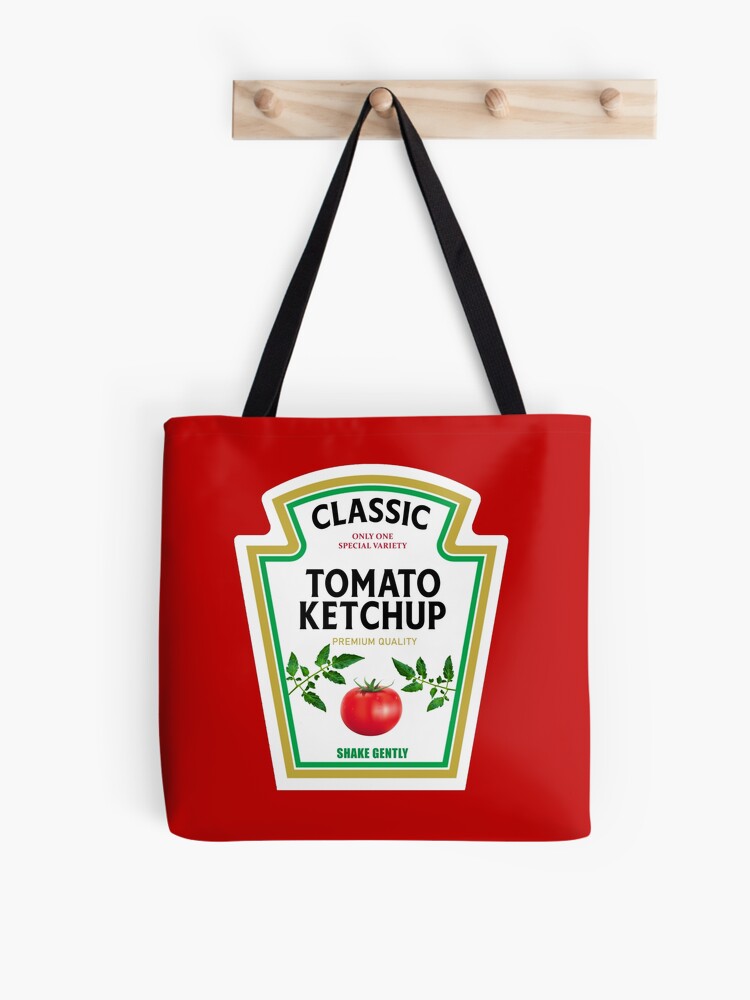 Ketchup Halloween 2023 Costume Family Group Matching Couple Mustard Mayo Tote Bag | Spooky Halloween Tote Bag | Trendy Reusable Bag