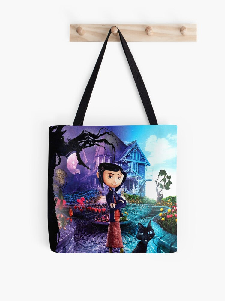 Coraline 2 Tote Bag | Cute Halloween Tote Bag | Reusable Eco Shopping Bag