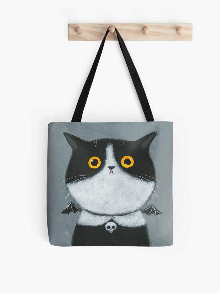 Bettie The Bat Tote Bag | Cute Halloween Tote Bag | Reusable Eco Shopping Bag