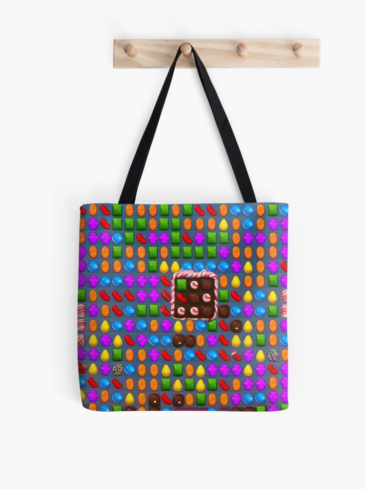 Candy Crush Saga Tote Bag | Cute Halloween Tote Bag | Reusable Eco Shopping Bag