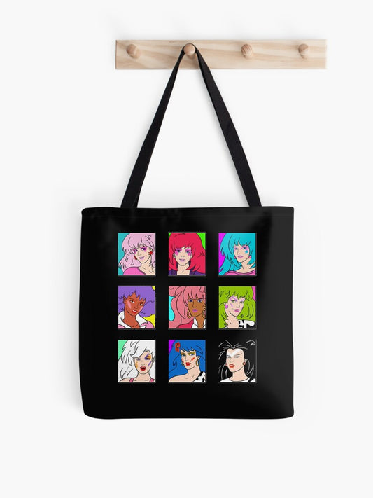 Jem And The Holograms Essential Tote Bag | Cute Halloween Tote Bag | Reusable Eco Shopping Bag