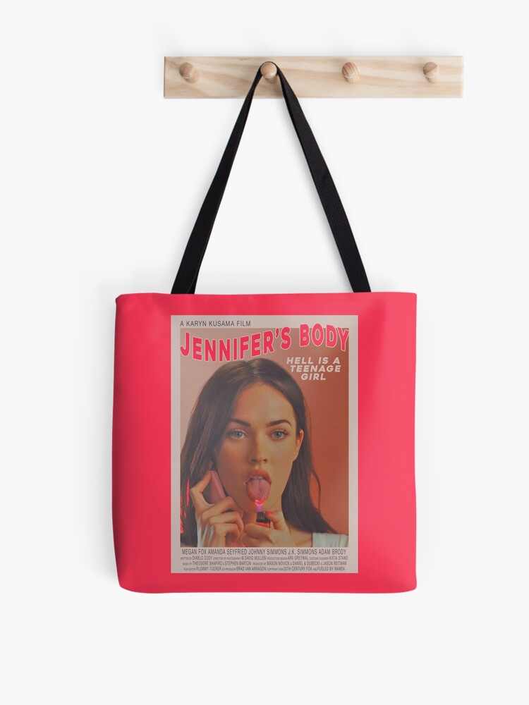 Jennifer's Body Hell Is A Teenage Girl Tote Bag | Cute Halloween Tote Bag | Reusable Eco Shopping Bag