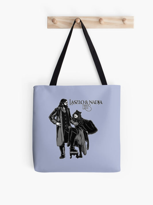 Laszlo And Nadja Tote Bag | Cute Halloween Tote Bag | Reusable Eco Shopping Bag