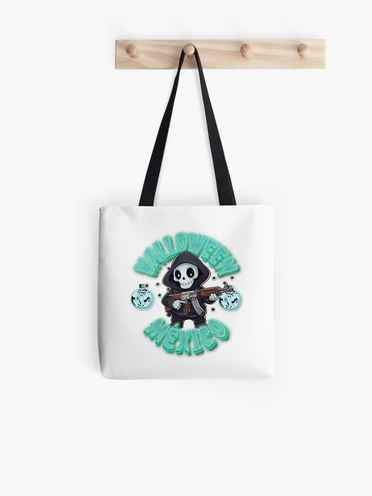 Halloween Mexico Limited Edition Halloween 2025 Merch 21 Tote Bag | Spooky Halloween Tote Bag | Trendy Reusable Bag
