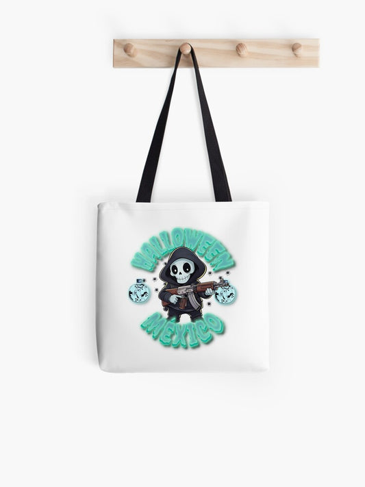 Halloween Mexico Limited Edition Halloween 2025 Merch 21 Tote Bag | Spooky Halloween Tote Bag | Trendy Reusable Bag
