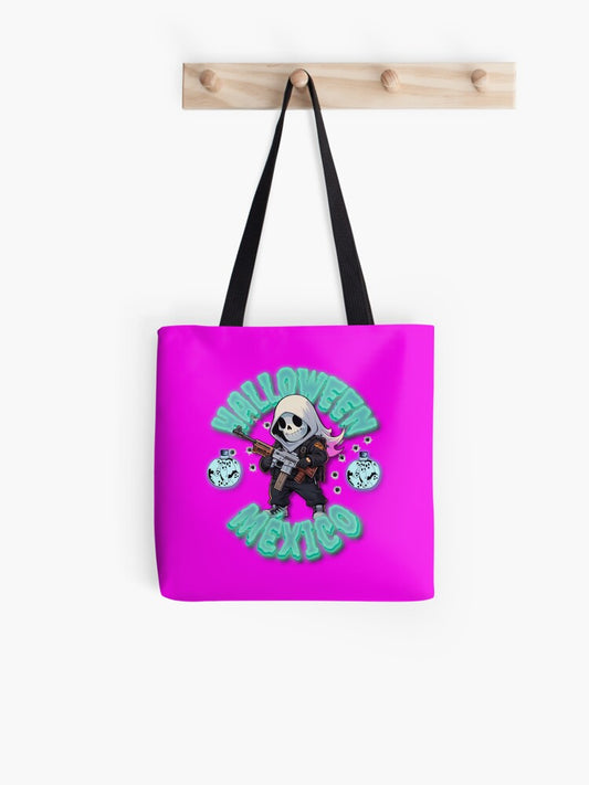 Halloween Mexico Limited Edition Halloween 2025 Merch 19 Tote Bag | Spooky Halloween Tote Bag | Trendy Reusable Bag