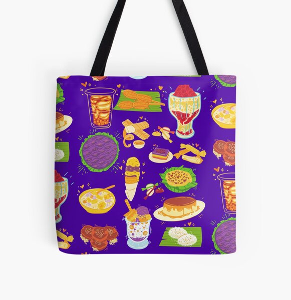 "Filipino Food Dessert Tshirt Tee Shirt Sweets Delicacy Cute Funny Kawaii Graphic Cartoony Design for Apparel Accessories Home Decor Skins Totes Bags Wall Art Stickers" Tote Bag for Sale by Rocbebe