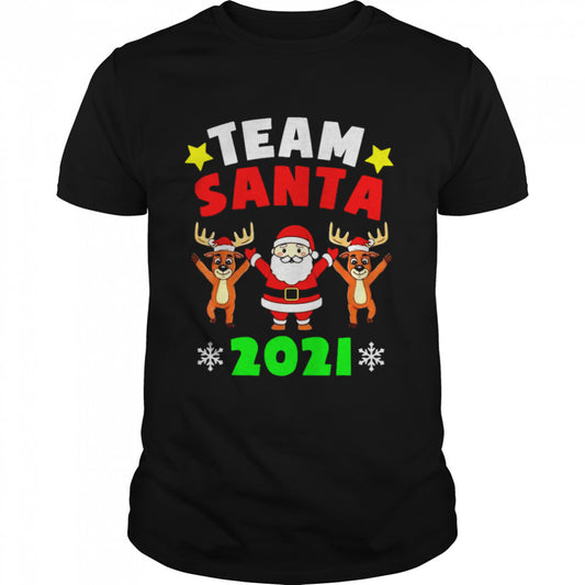 Team Santa 2021 Christmas Pajamas Family Santa Sweater Shirt