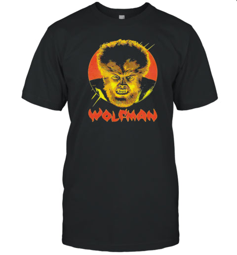 The Face Of Fear Wolf Man Halloween T Shirt