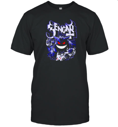 The Shadow Ghost Pokemon Anime Pikachu Halloween Design T Shirt