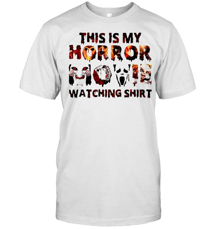 This Is My Horror Movie Watching Halloween T shirt