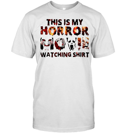 This Is My Horror Movie Watching Halloween T shirt