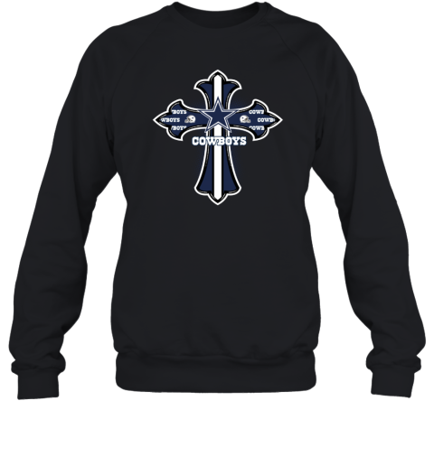 The Orange Crusader Cross Dallas Cowboys Sweatshirt