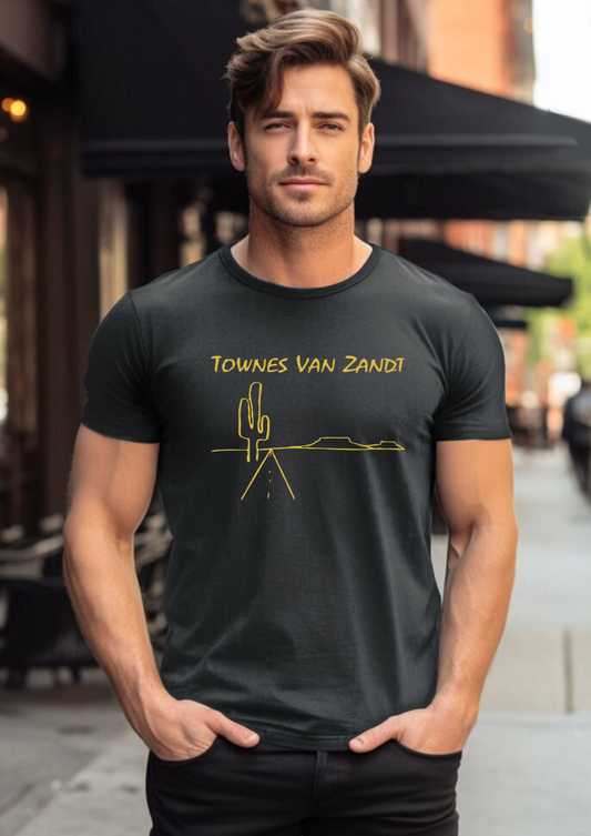 Townes Van Zandt Roadsongs T Shirt