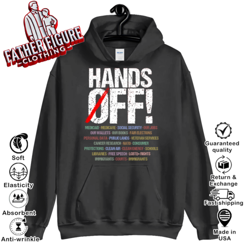 Hands Off Medicaid Medicare Social Security Hoodie