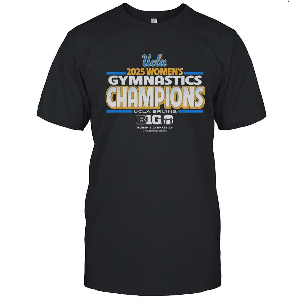 UCLA Bruins 2025 Big Ten Conference Womens Gymnastics Champions T shirt