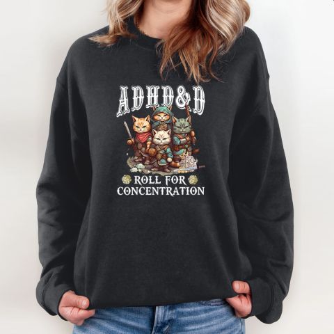 Adhdampd Roll For Concentration Sweatshirt