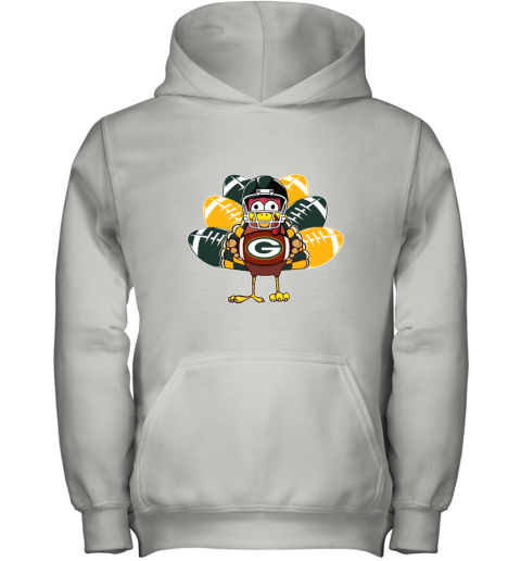 The Green Bay Packers Thanksgiving Turkey Football Nfl Youth Hoodie