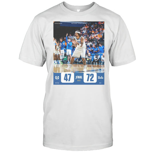Utah State Aggies Vs UCLA Bruins Mens Basketball Final 47  72 NCAA Tournament First Round T shirt