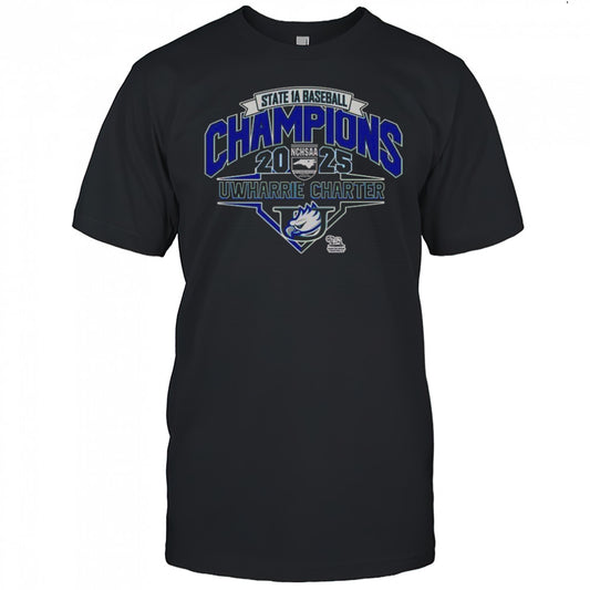 Uwharrie Charter Eagles 2025 NCHSAA 1A Baseball Champions T Shirt