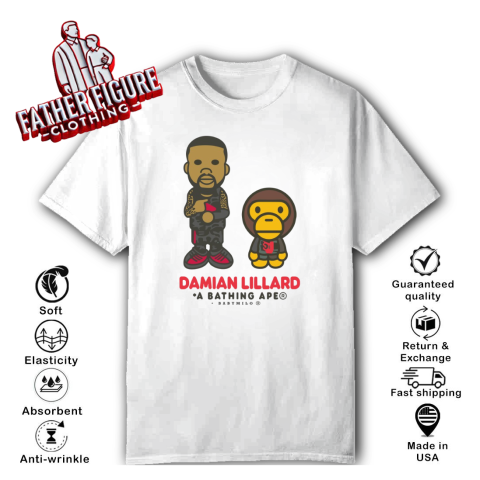 Damian Lillard X A Bathing Ape Baby Milo T Shirt