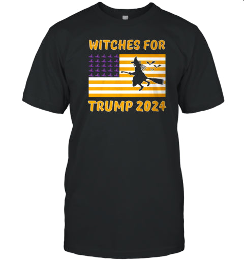 Witches For Trump 2024 Halloween Anti Liberal T Shirt