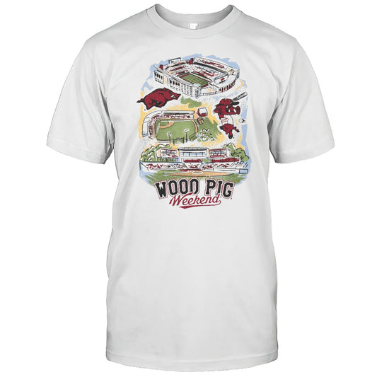 Woo Pig Weekend Arkansas Razorbacks Baseball NCAA 2025 T shirt
