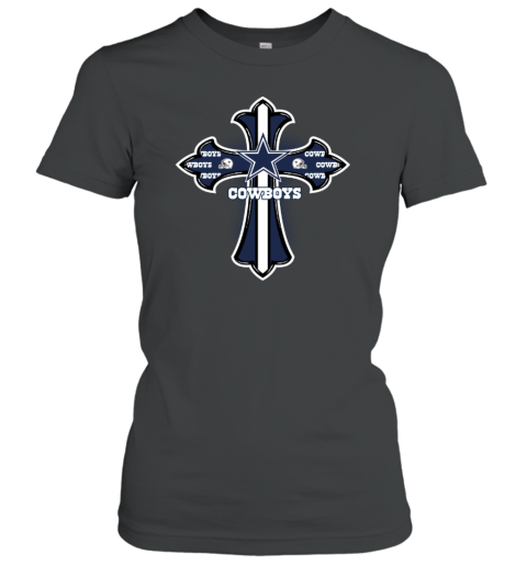 The Orange Crusader Cross Dallas Cowboys Women039S T Shirt
