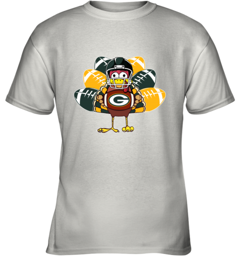 The Green Bay Packers Thanksgiving Turkey Football Nfl Youth T Shirt