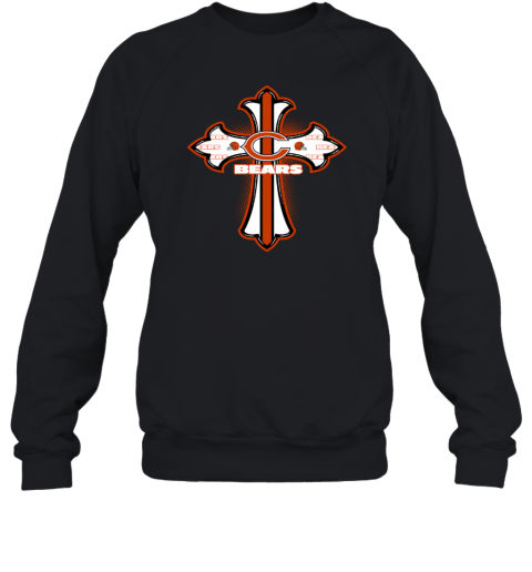 The Green Crusader Cross Chicago Bears Sweatshirt